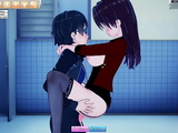 Koikatsu, Hot Teacher Claire Corners Guy In Bathroom To Fuck Her