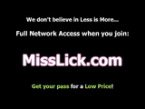 Stepteen uses leverage to lick stepmom